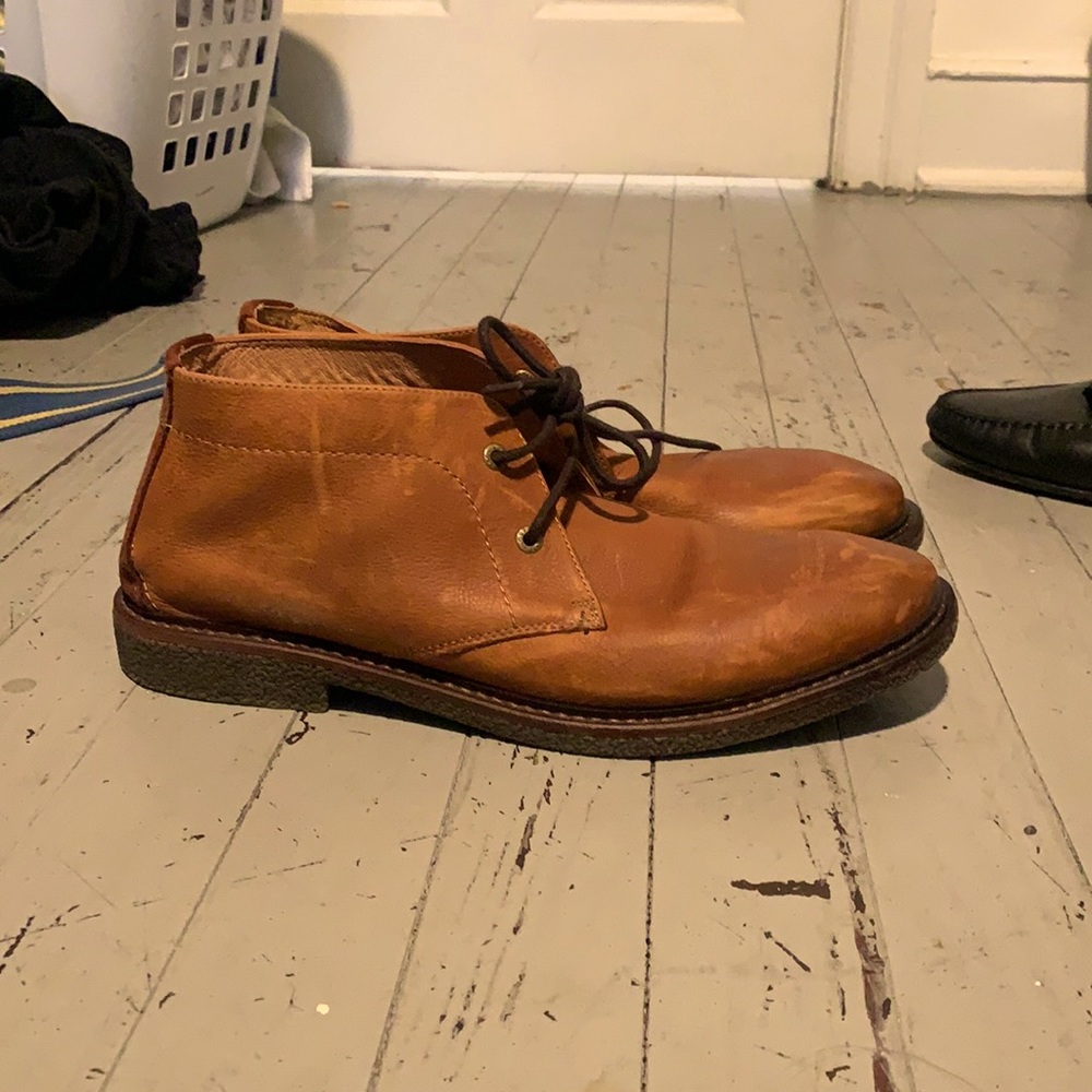 Brown lucky brand boots